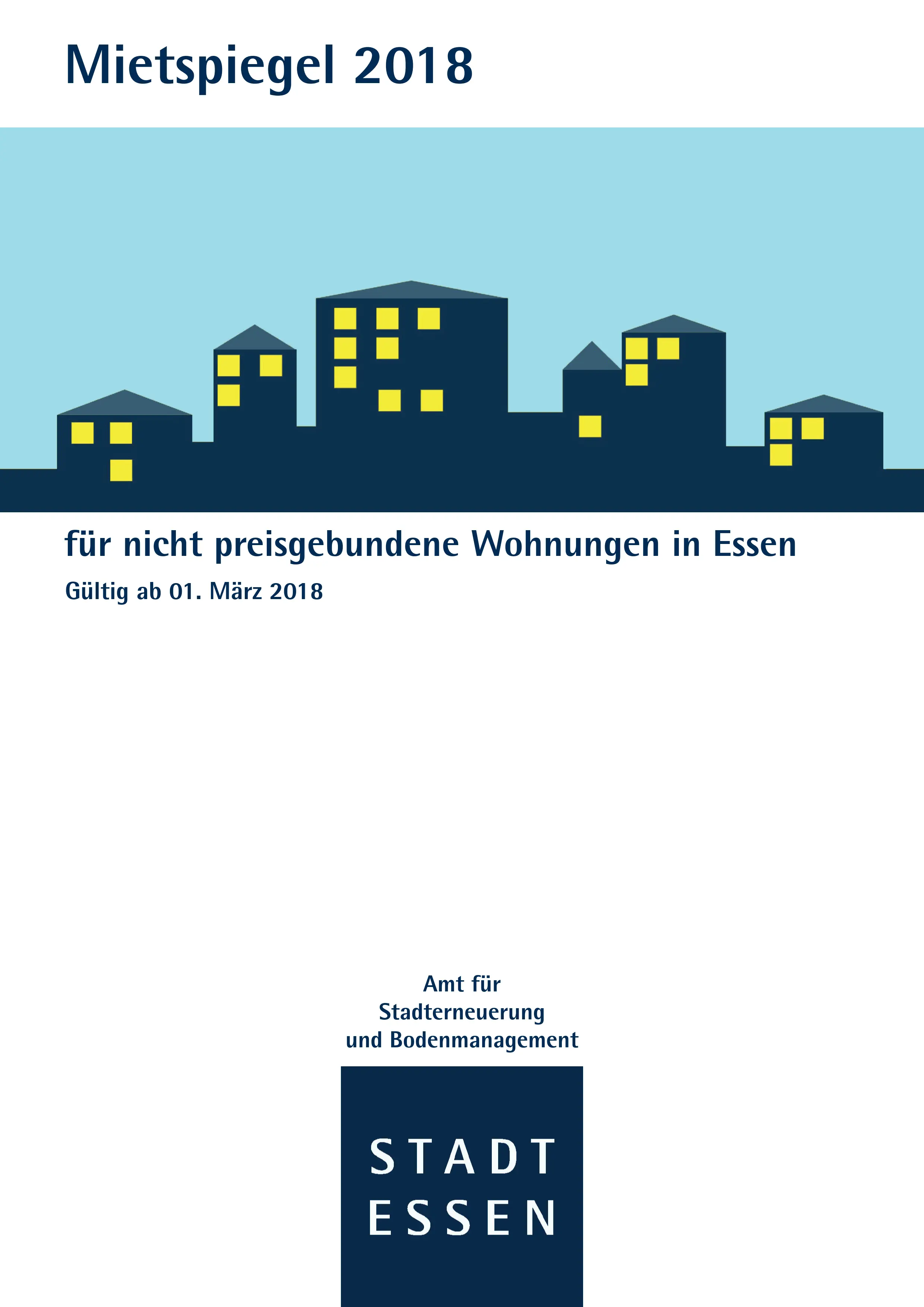 Titelseite Mietspiegel 2018